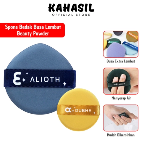 KAHASIL - Spons Sponge Bedak Tabur Powder Puff Foundation Makeup Cushion Make Up Tools KMJ131
